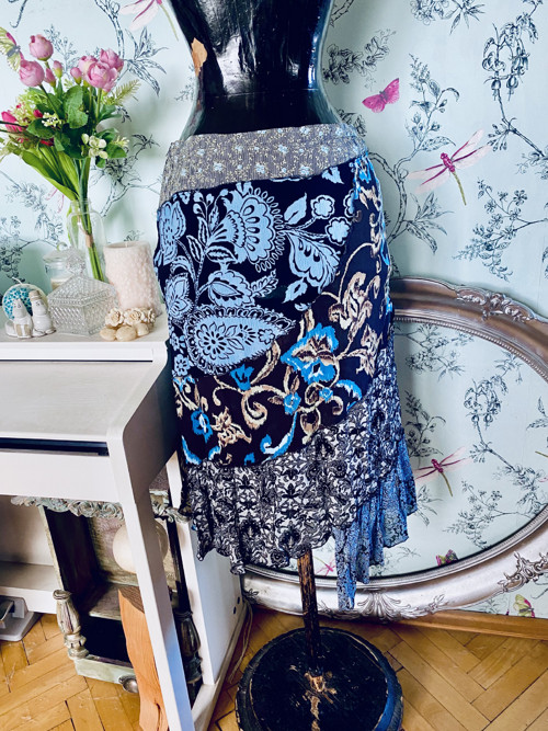 Sukně boho eklektic asymetric — foto 4
