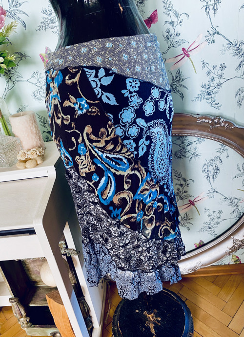 Sukně boho eklektic asymetric — foto 3