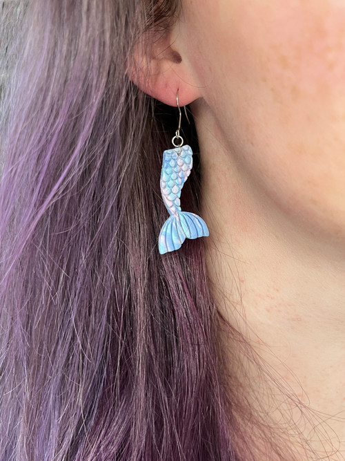 Náušnice Mermaid Tail — foto 4