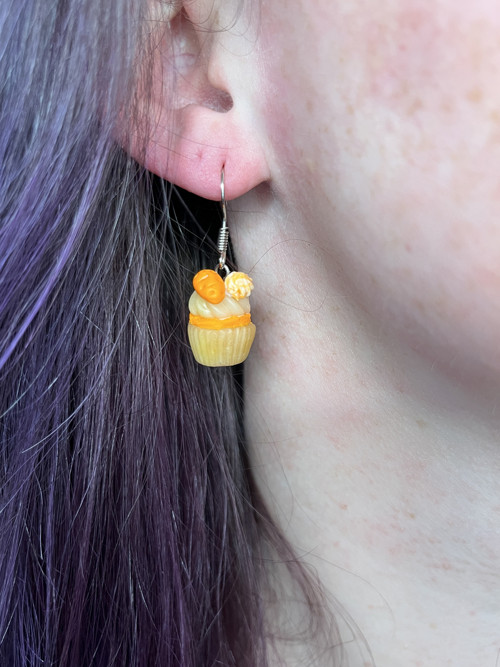 Náušnice Cupcake mrkev — foto 4