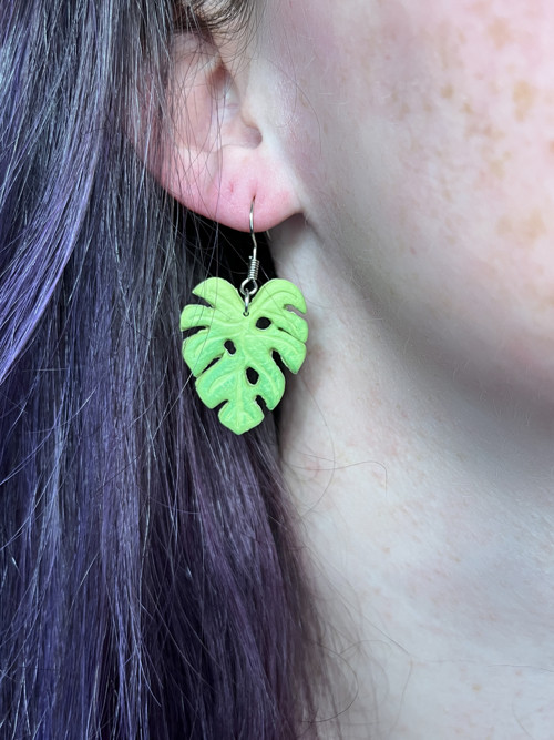 Náušnice Monstera — foto 2