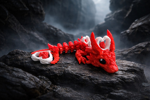 Krystalový flexi drak - 17,5 cm — foto 2