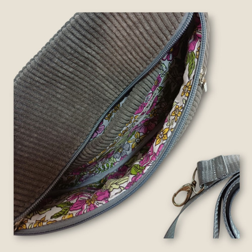 Ledvinka Maya pocket - grey — foto 5