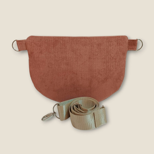 Ledvinka Maya pocket - dusty rose — foto 4