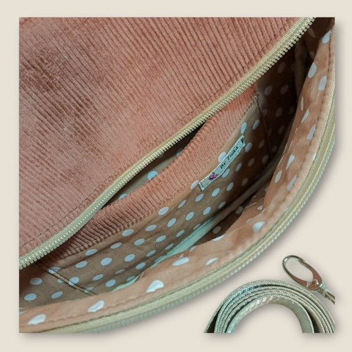 Ledvinka Maya pocket - dusty rose — foto 5