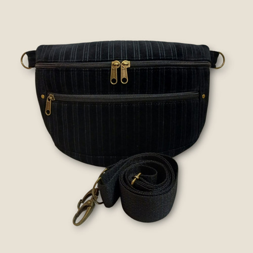 Ledvinka Maya Pocket – black stripes — foto 5