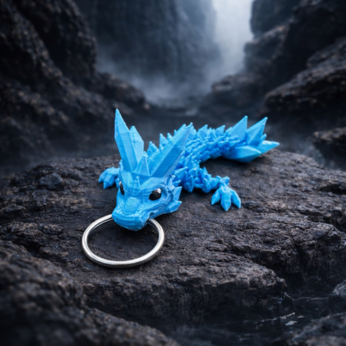 Krystalový flexi drak - přívěsek 10 cm — foto 3