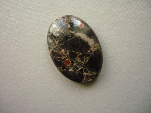 Kabošon - peanut obsidián 29 mm, č.30f — foto 2