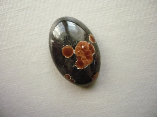 Kabošon - peanut obsidián 26 mm, č.36f — foto 2