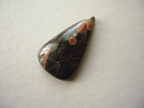 Kabošon - peanut obsidián 27 mm, č.38f — foto 2