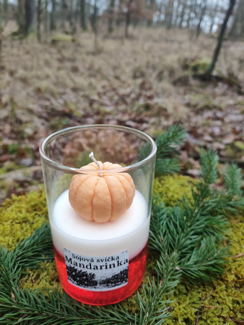 Sojová svíčka - Mandarinka — foto 4