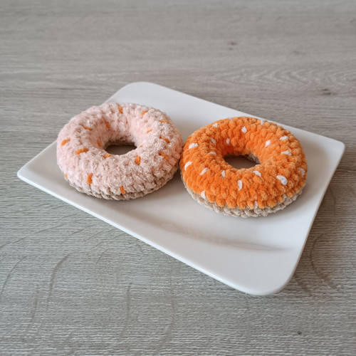Háčkovaný donut - sada 2 ks — foto 4