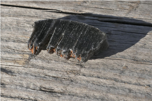 Surový obsidián stříbrný V3639 — foto 4