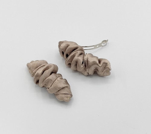 Spona do vlasů scrunchie béžová dion — foto 2