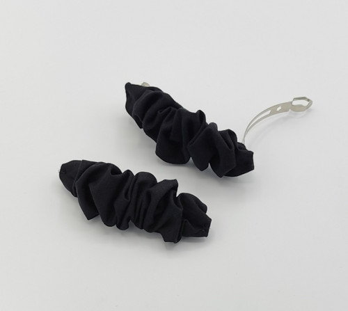 Spona do vlasů scrunchie černá — foto 2