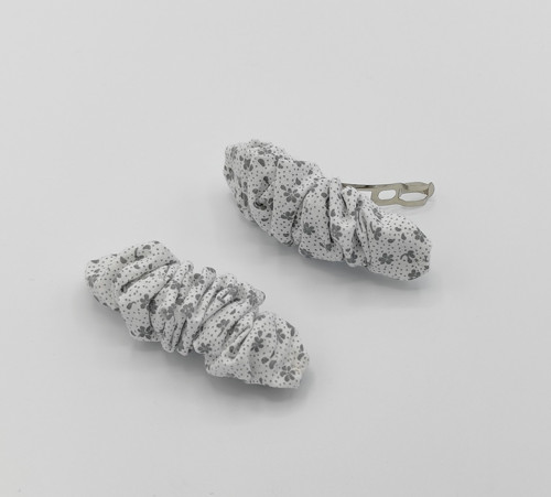 Spona do vlasů scrunchie kvítky 8 cm — foto 2