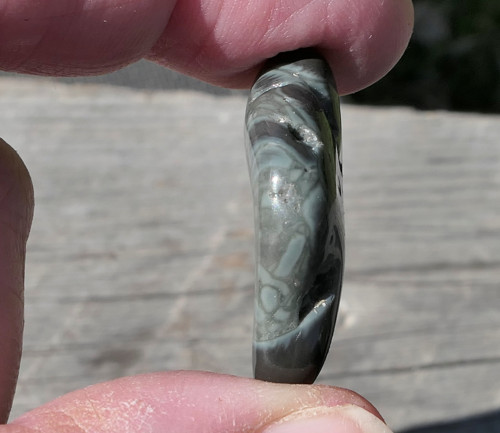 Obsidián pavoučí (31 mm) V3651 — foto 2