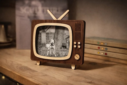 Retro fotorámeček - ořech — foto 6