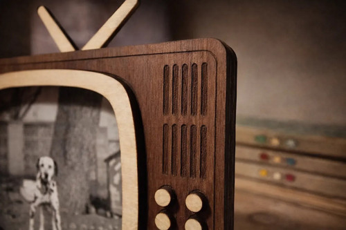Retro fotorámeček - ořech — foto 5