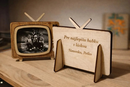 Retro rámeček - dub — foto 3