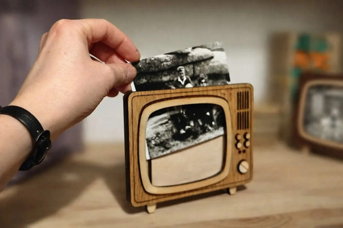 Retro rámeček - dub — foto 2
