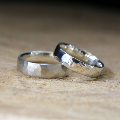 Stříbrné snubní prsteny - Rock silver — foto 3