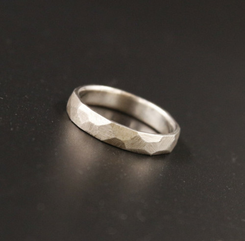 Stříbrné snubní prsteny - Rock silver — foto 6