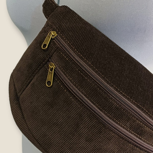 Ledvinka Maya XL pocket - chocolate — foto 2
