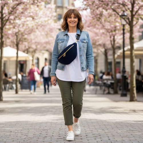 Ledvinka Mia Cord – Midnight Blue — foto 6