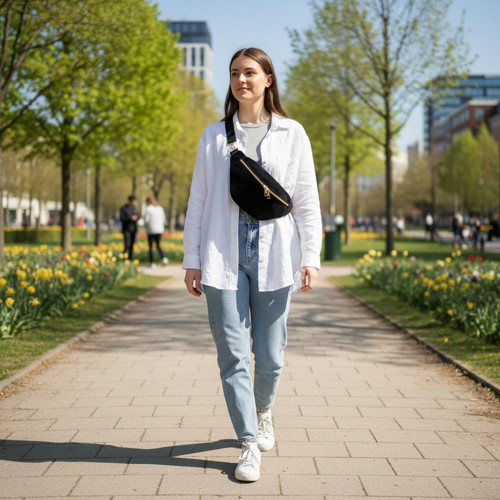 Ledvinka Mia Cord – Black I. — foto 6