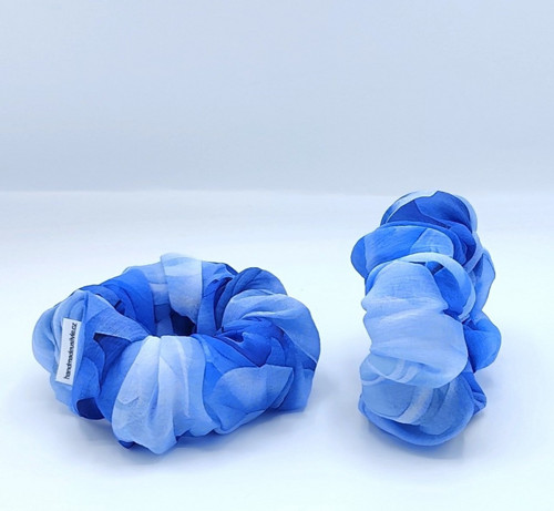 Scrunchie gumička Nebeská L — foto 2