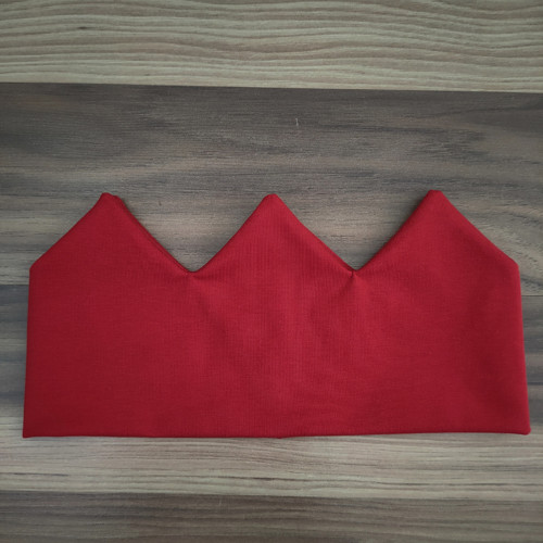 Čelenka korunka - tmavě červená (23,5cm) — foto 2
