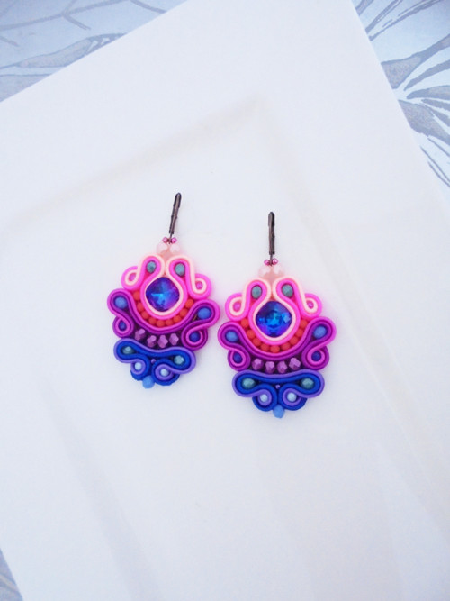 Soutache náušnice — foto 2