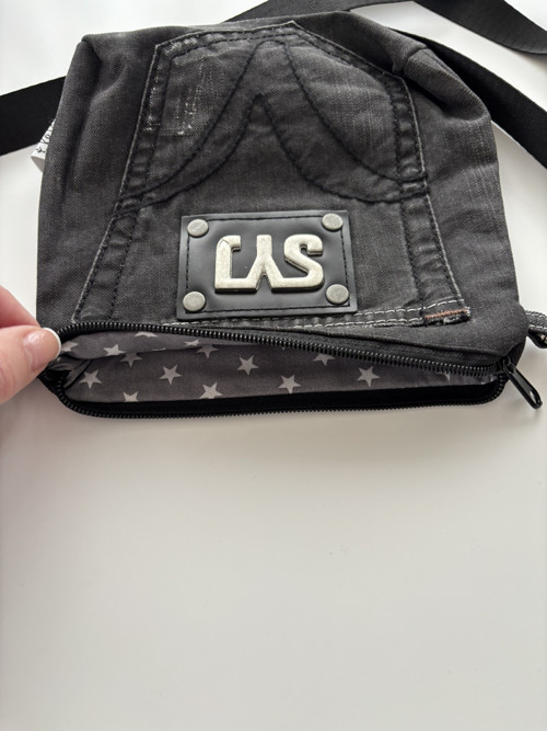 Crossbody taštička riflová — foto 3