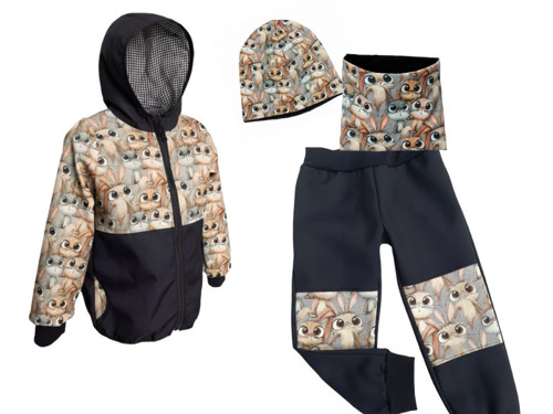 Softshell kalhoty Zajíčci JARO — foto 3