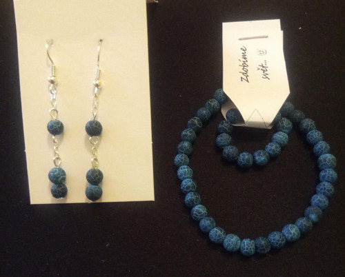 3-dílná sada šperků Dark Blue — foto 4