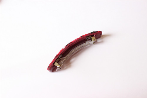 Ćervená spona šneci 6cm — foto 2