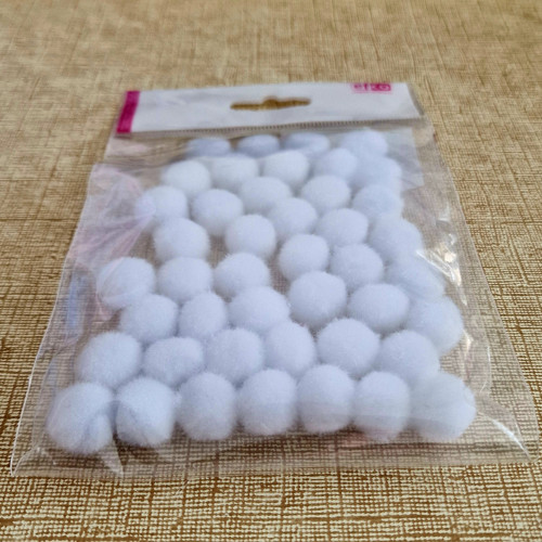 25 ks BAMBULEK 20 mm (bílé) — foto 3