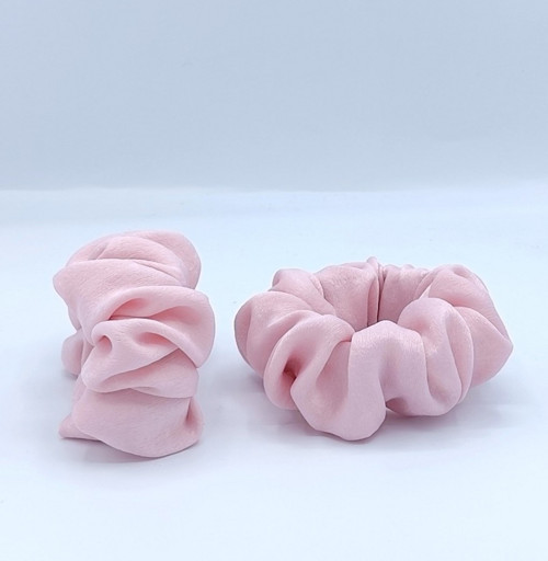 Scrunchie gumička růžová L — foto 3