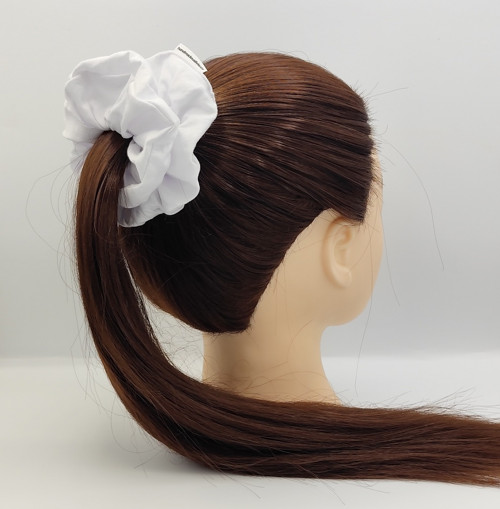 Scrunchie gumička bílá XXL — foto 2