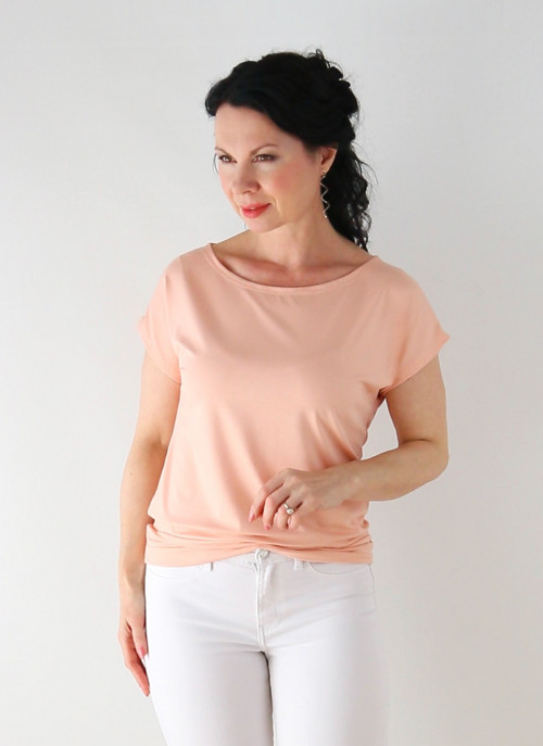 Dámské tričko lososové — foto 2
