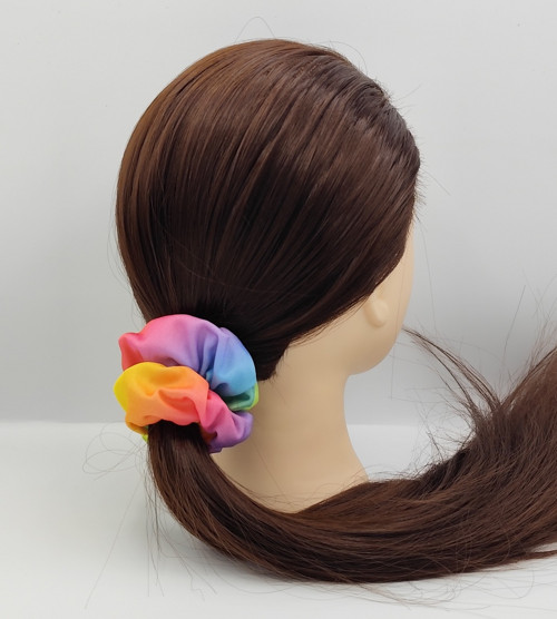 Scrunchie gumička Duhová L — foto 2