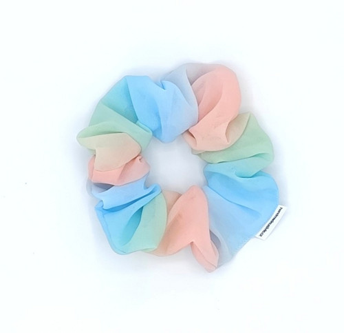 Scrunchie gumička Duhová L - klasik — foto 2