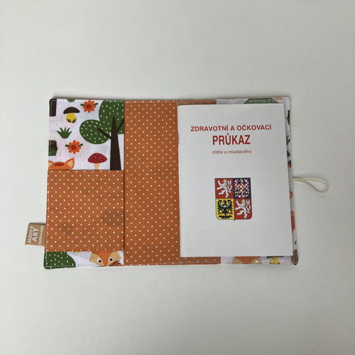 Obal na očkovací průkaz liščí les — foto 4