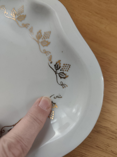 Porcelánový podnos — foto 5