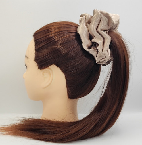 Scrunchie gumička béžová Dion XXL — foto 2