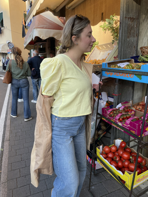 Dámská, lněná halenka ELIŠKA. — foto 2