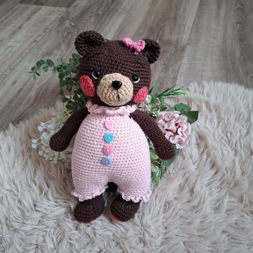 Háčkovaná medvědička Anetka — foto 6