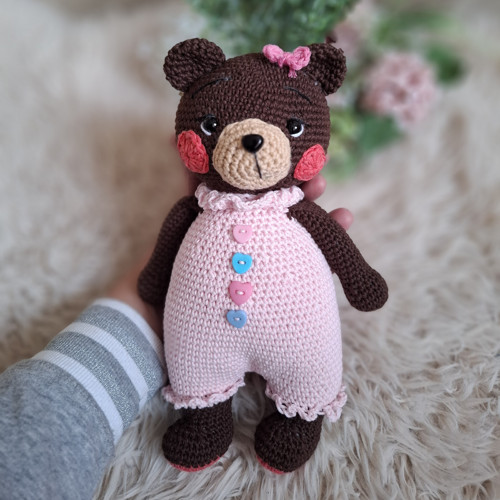 Háčkovaná medvědička Anetka — foto 2