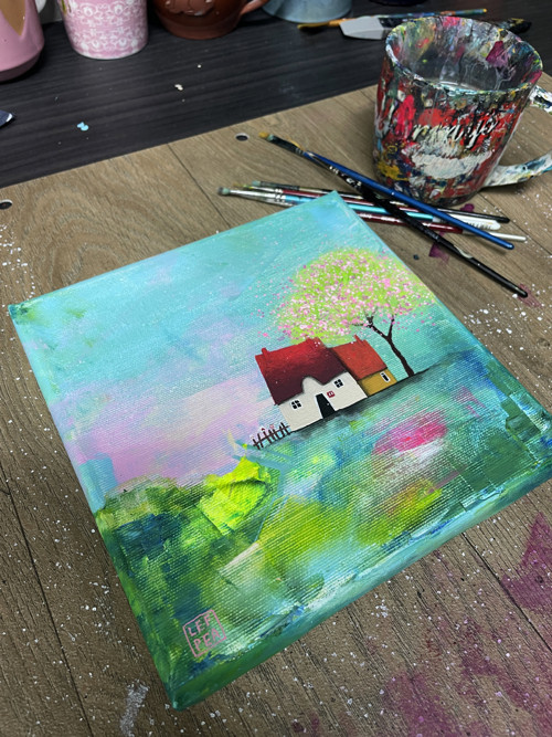 Rozkvetlá - 20x20cm — foto 3